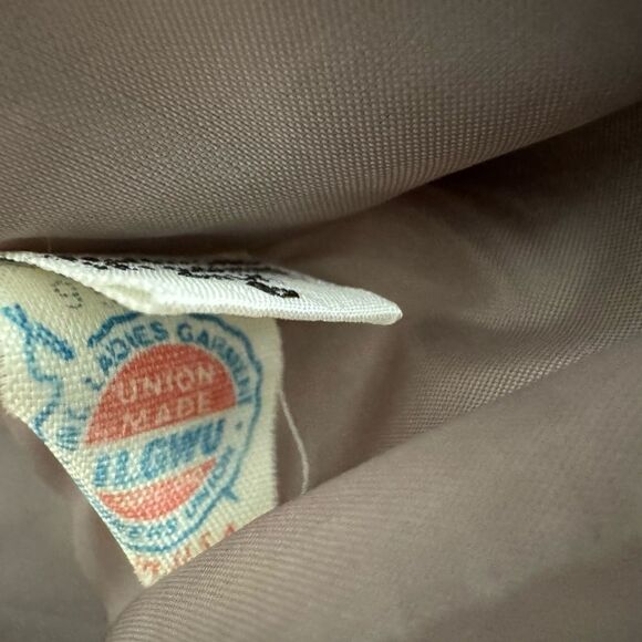 VTG Wool Orange Striped Blazer Jacket Size XS/S - Picture 13 of 14